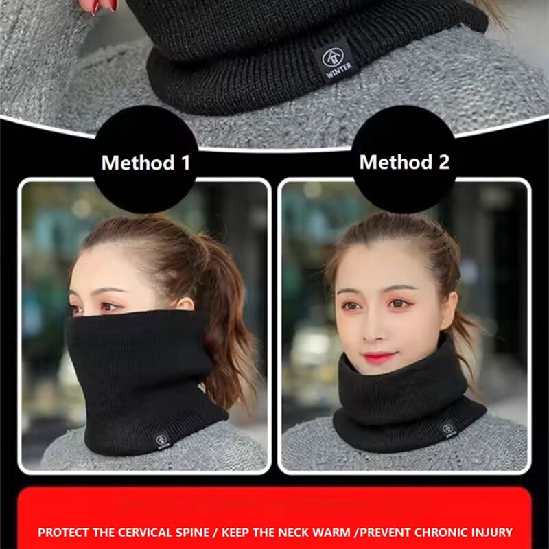 Winter Warm Knitted Neck Scarf - огляд і ціна Wool Scarf Men