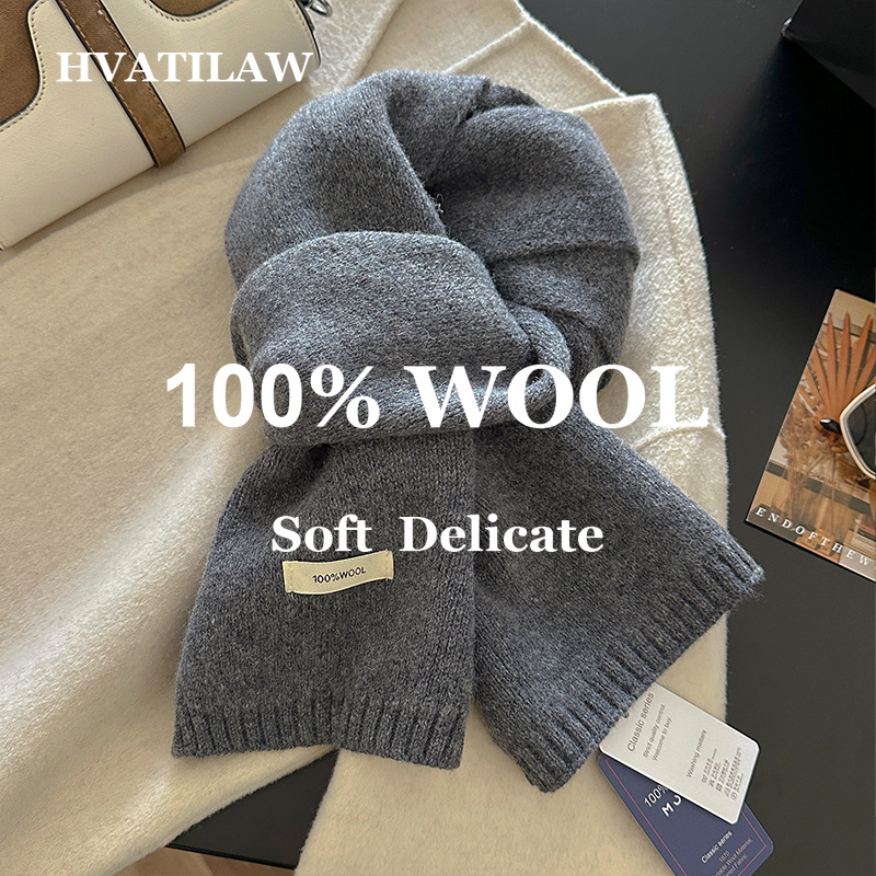 100% Wool Scarf Women Men Soli - огляд і ціна Wool Scarf Men