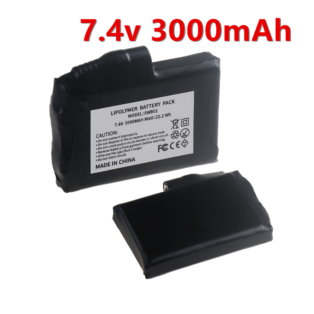 7.4V 3000mah Li-Polymer Batter - огляд і ціна Heated Vest Battery